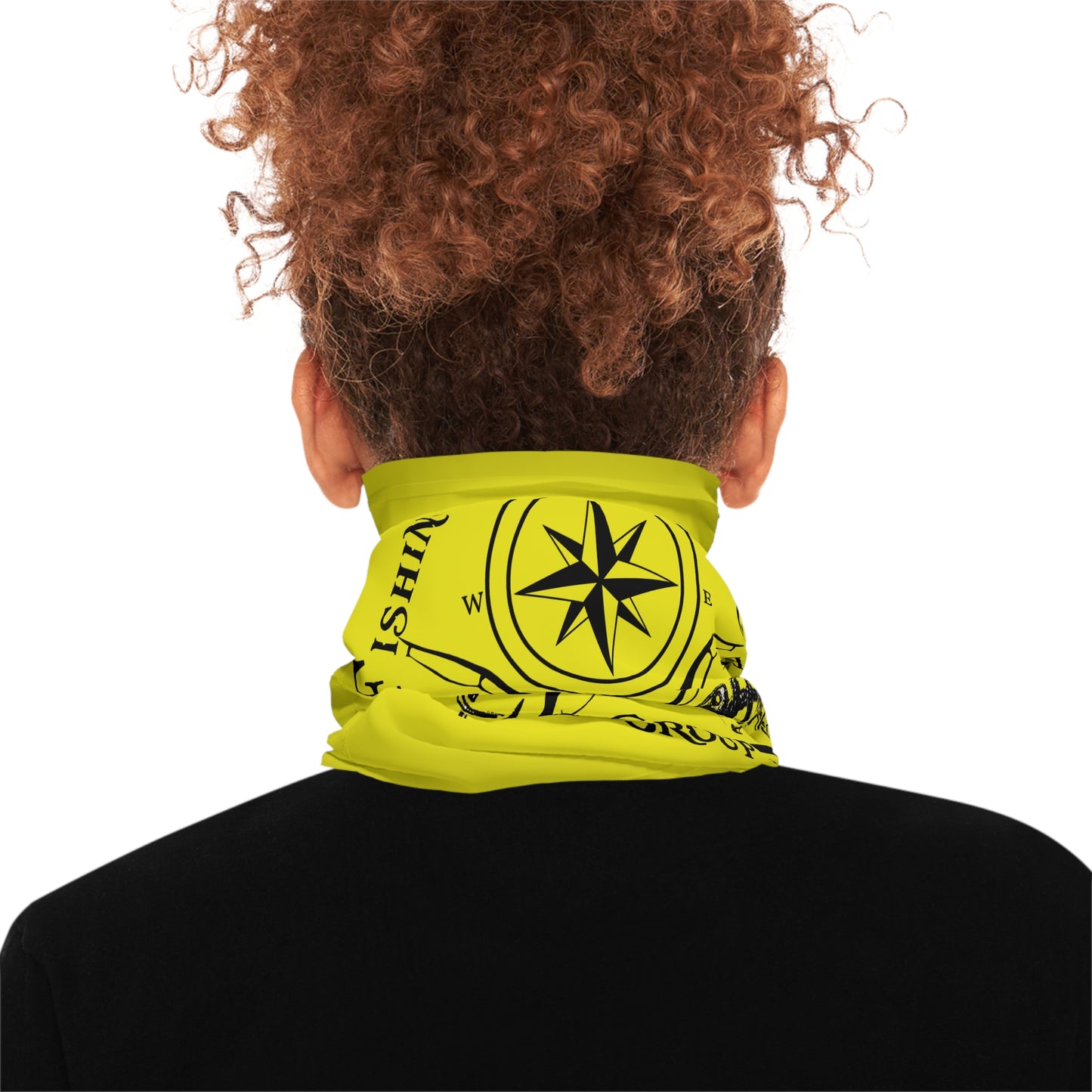 Fishing Crystal River Group Lightweight Neck Gaiter — Compass & Lure Outdoor Face Mask