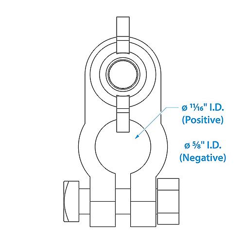 Seachoice Boat Battery Terminal Set w/ Wing Nuts.