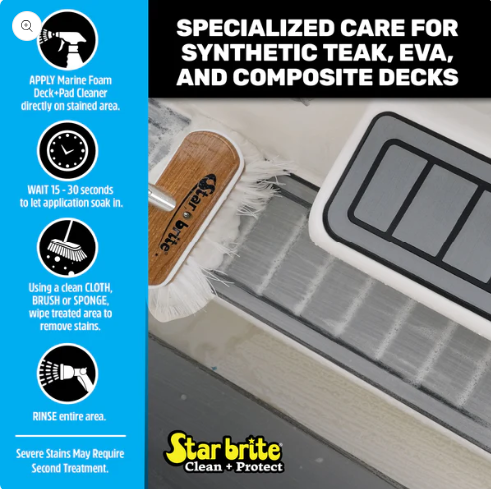Star brite 204932 Marine Foam Deck Pad Cleaner 32OZ