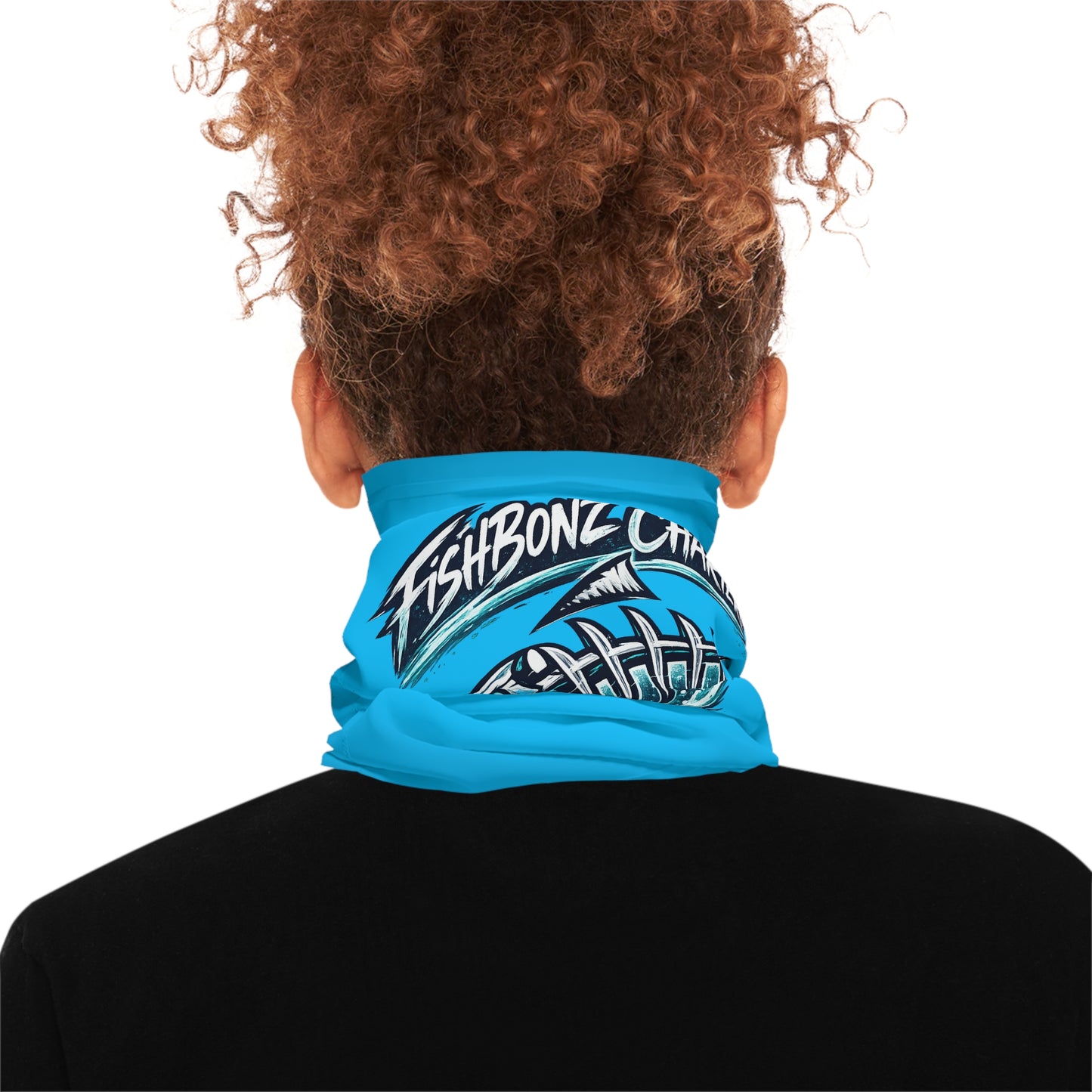 Fishing Neck Gaiter — "Fishbonz Charters" Logo Face Mask