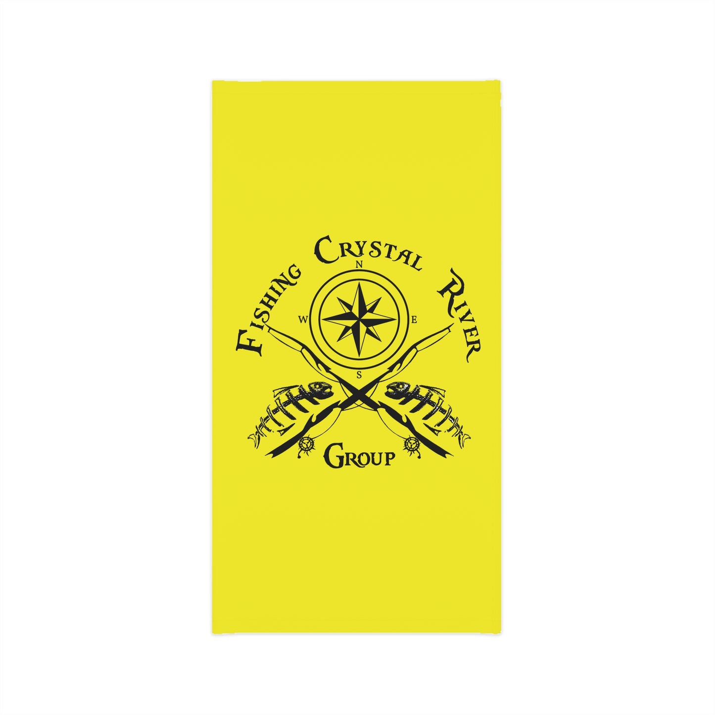 Fishing Crystal River Group Lightweight Neck Gaiter — Compass & Lure Outdoor Face Mask