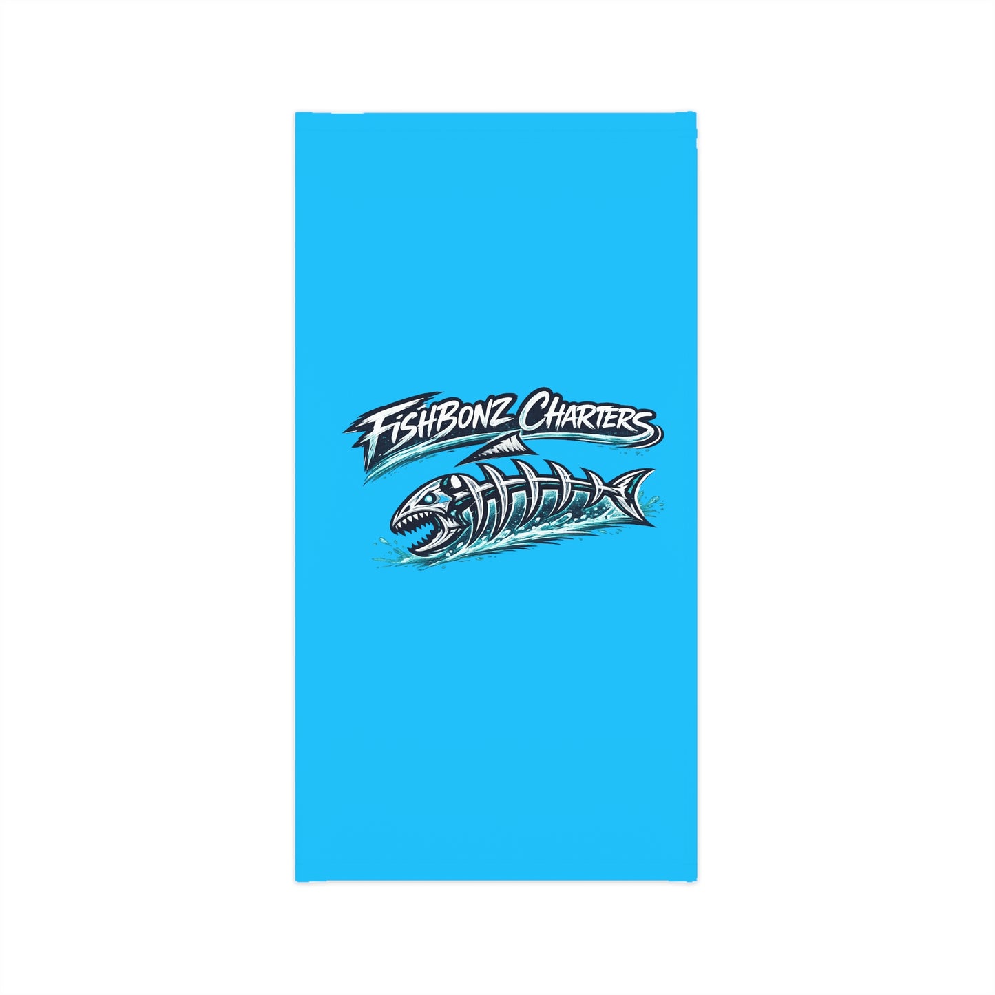 Fishing Neck Gaiter — "Fishbonz Charters" Logo Face Mask