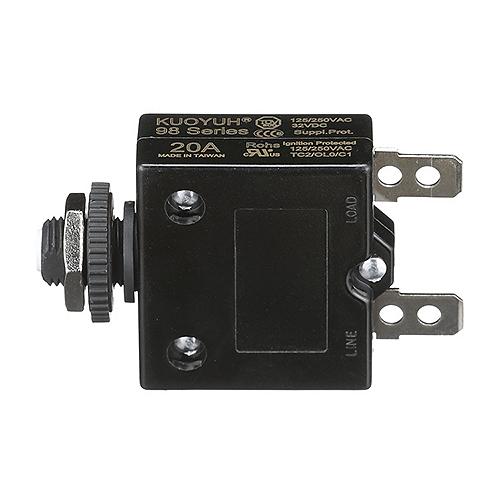 20amp Push to Reset Circuit Breaker