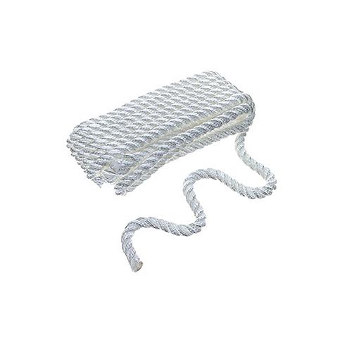 Seachoice High Quality Dock Rope for Boating - 3-Strand Twisted Nylon Dock Line, 3/8-Inch x 20 Feet, White