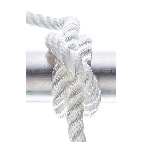 Seachoice High Quality Dock Rope for Boating - 3-Strand Twisted Nylon Dock Line, ½-Inch x 25 Feet, White