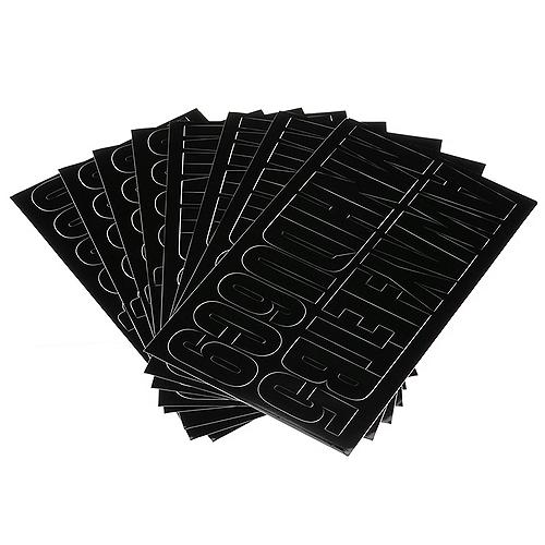 Seachoice 77111, 3-1/4" 148 Piece Letter & Number Kit - Black