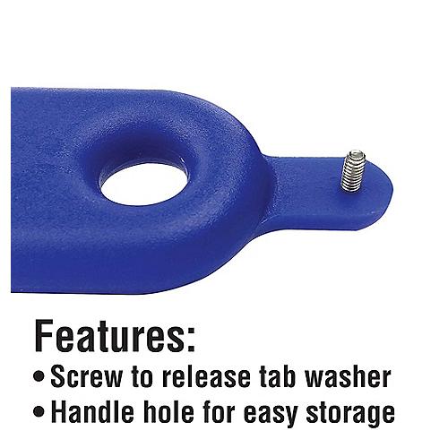 Seachoice 79851 Non-Corrosive Propeller Wrench, Fits 1-1/6 in. Propeller Nuts, Includes Screw, Blue