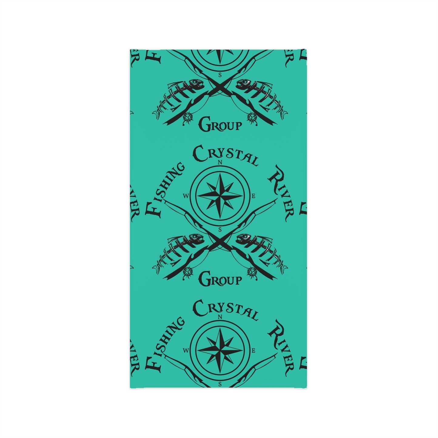 Fishing Crystal River Group Neck Gaiter — Lightweight Fishing Face Mask & Sun Shield
