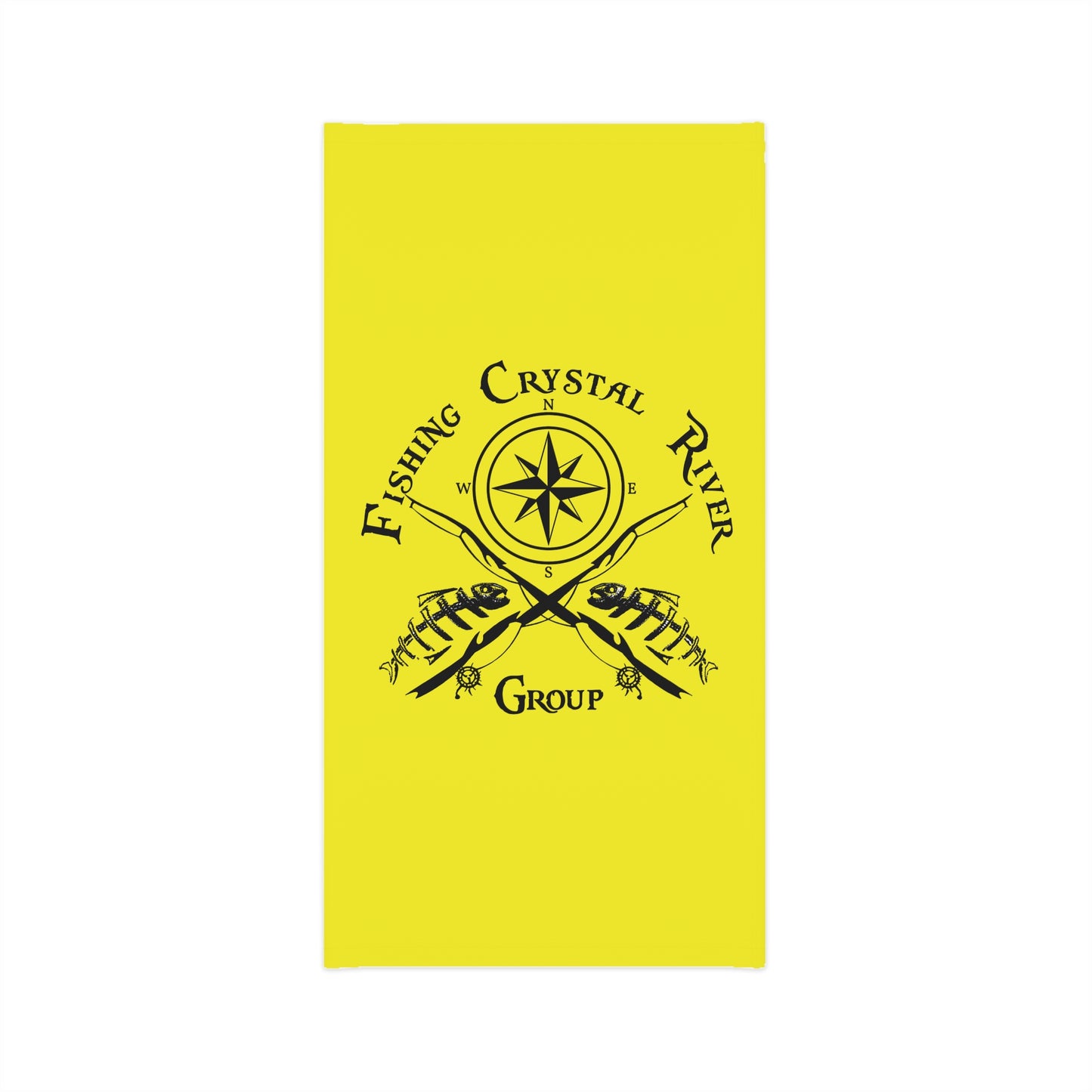 Fishing Crystal River Group Lightweight Neck Gaiter — Compass & Lure Outdoor Face Mask