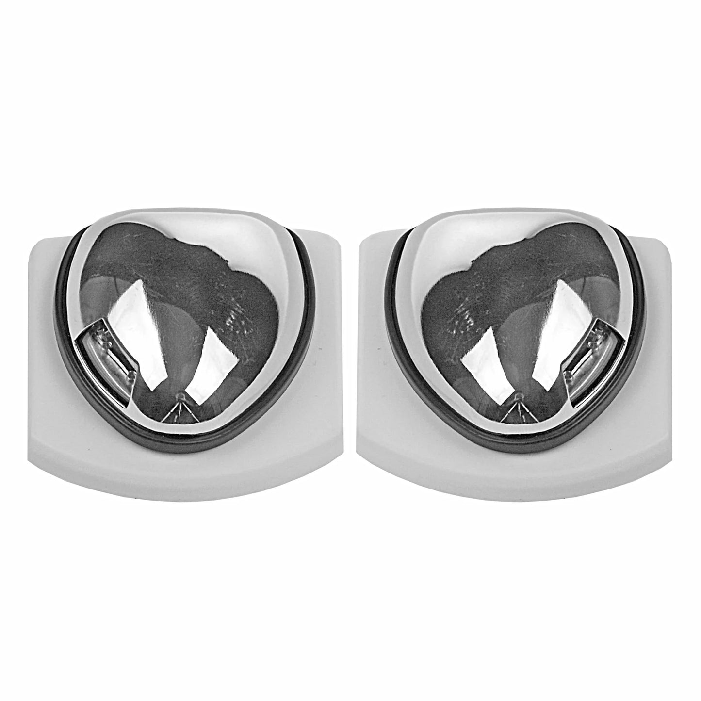 T-H LED Low Profile Bow Light Set (Black adapter plates)